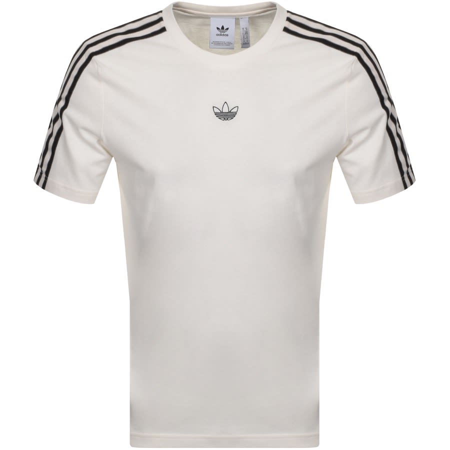 Alternative Image for Productadidas Originals Sport 3 Stripe T Shirt White1